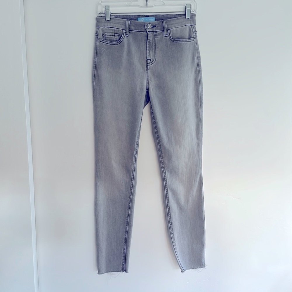 7 For All Mankind Ankle-length Skinny Jeans